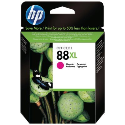 hp 88XL High Yield Ink Cartridge, Magenta Single Pack, C9392AE hp 88XL High Yield Ink Cartridge, Magenta Single Pack, C9392AE